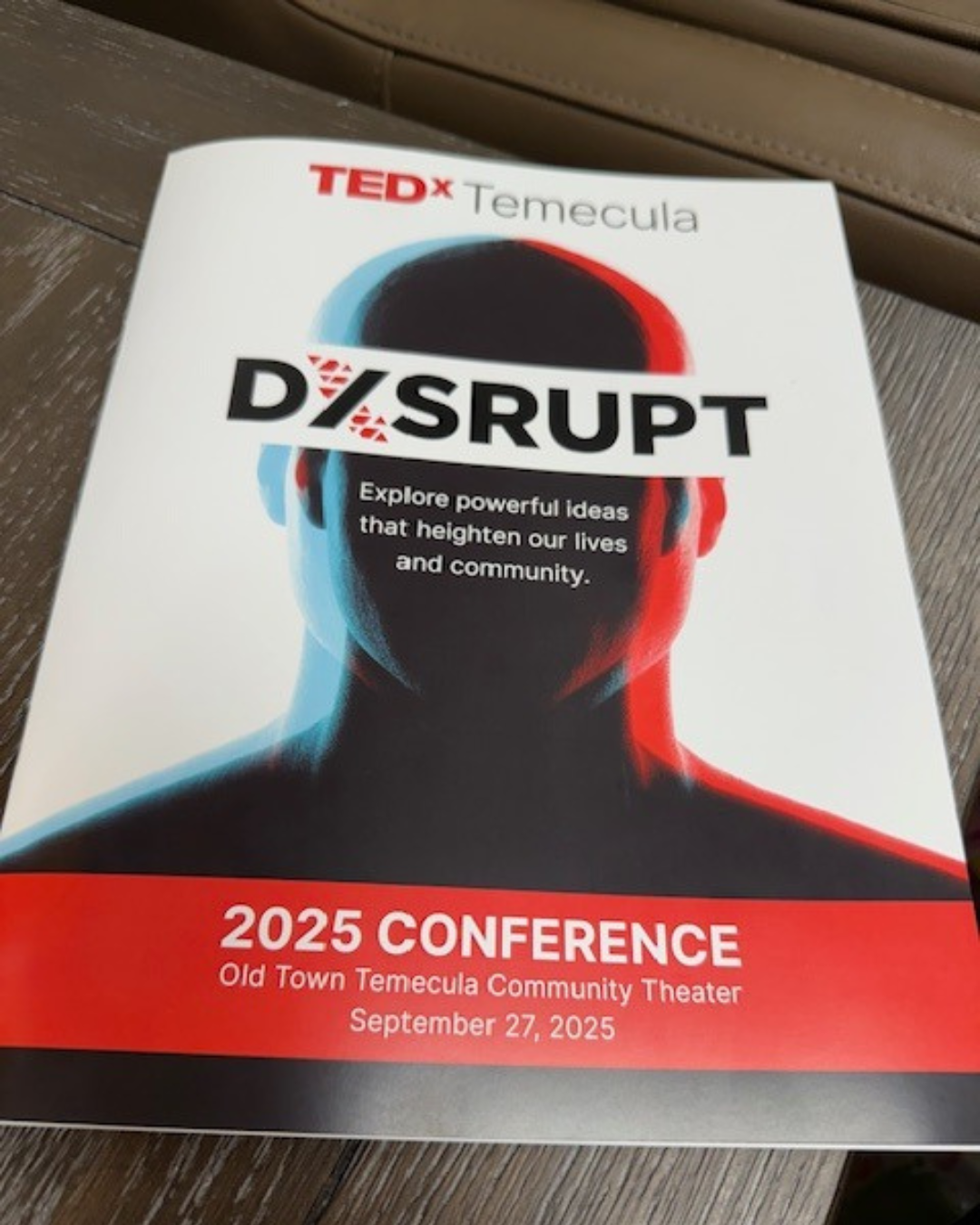 Tedx Temecula book about the conference.